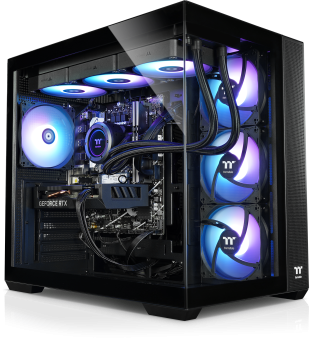 ATX-Midi Thermaltake View 380 TG ARGB, black 