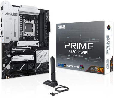 ASUS PRIME X870-P WIFI, AMD X870, ATX, inkl. WLAN+Bluetooth 